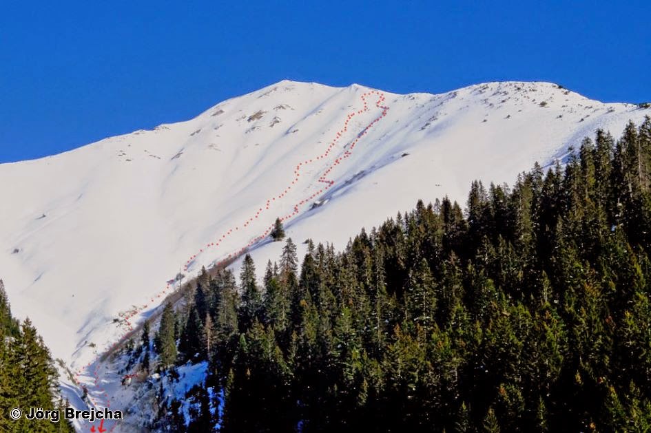 Zusatzinfos zum tödlichen Lawinenunglück Engelspitze, Außerfern