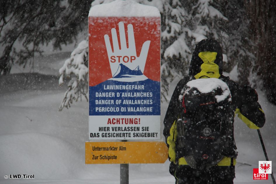 Viele, zum Teil auch große spontane Lawinenabgänge – Tödliches Lawinenunglück auf gesperrter Piste in der Silvretta Skiarena – Wir raten zu großer Zurückhaltung!