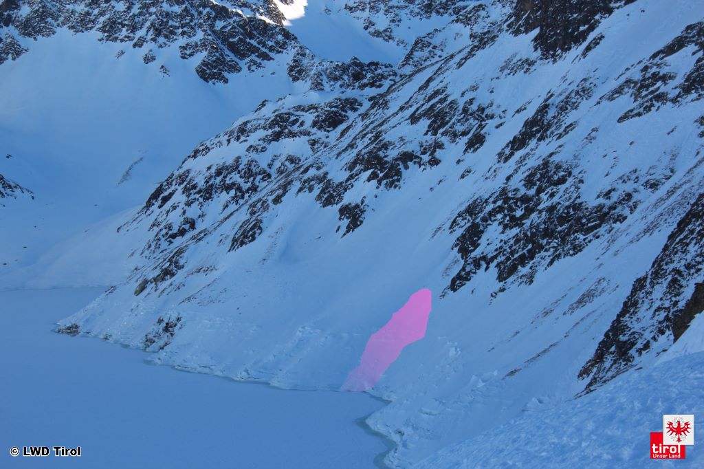 Lawinenabgänge Zwölferkogel und Ammerwald