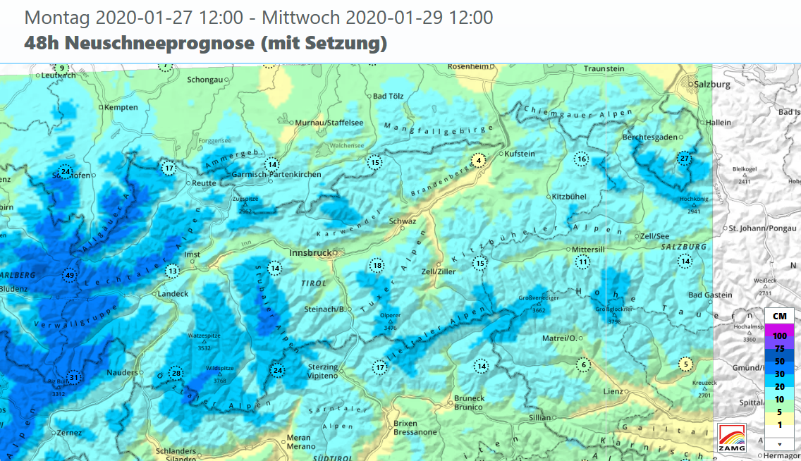 Mit Neuschnee und Wind markanter Anstieg der Lawinengefahr