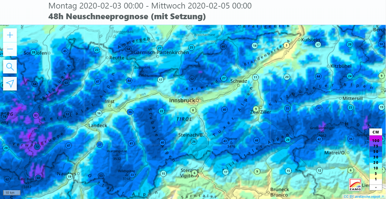 Nach Regen schneit es bis in tiefe Lagen – Wintersportlern raten wir zu Zurückhaltung!