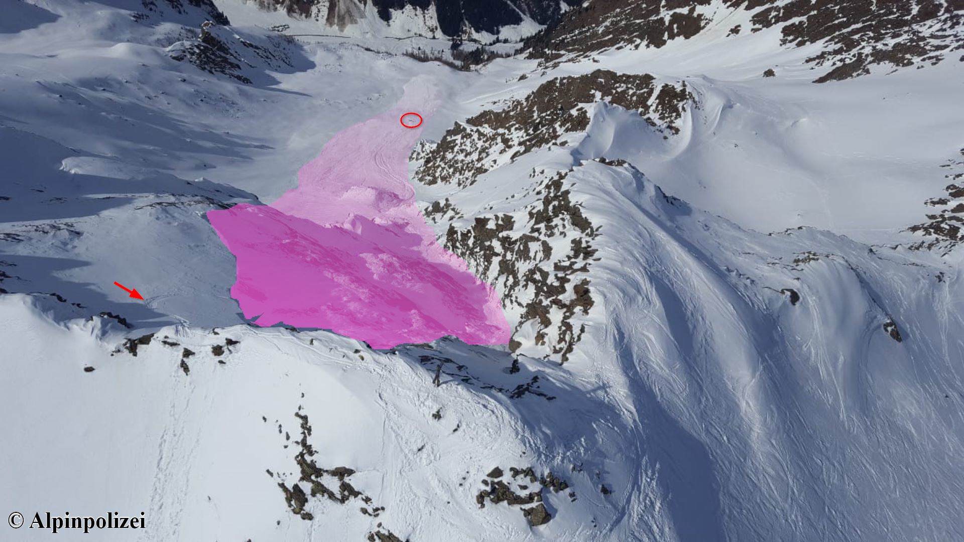 Lawinenunfall Brennerspitze in den Nördlichen Stubaier Alpen – während der kommenden Tage (raschen) tageszeitlichen Anstieg der Gefahr beachten