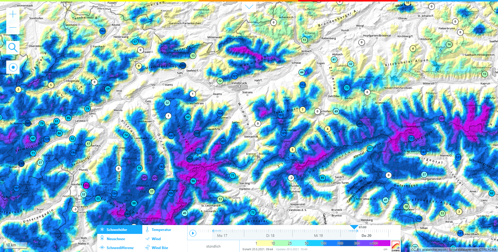 Im Hochgebirge ist es weiterhin winterlich – Lawinengefahr sollte beachtet werden