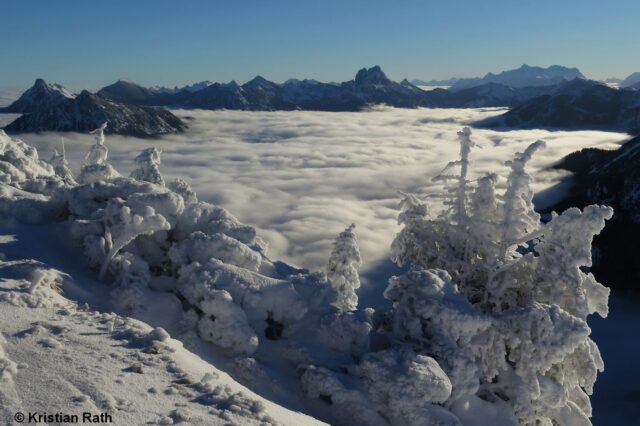 Nebelbänke im Außerfern (Foto: 23.01.2022)