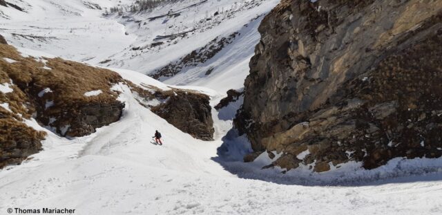 Firn bei der Abfahrt im Glocknergebiet (Foto: 14.02.2022)