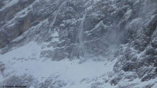 Schneeverfrachtung im südlichen Osttirol (Foto: 02.12.2022)