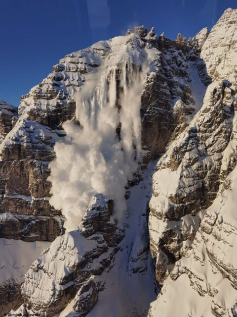 Sehr gute Sprengerfolge in weiten Teilen Tirols, wie hier in der Schlick (Foto: 05.02.2023)