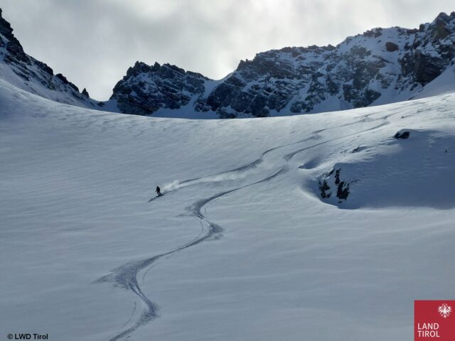 In den neuschneereicheren Gebieten kann unmittelbar nach Schneefällen wohl kurzfristig Pulverschnee genossen werden. (Foto: 09.03.2023)