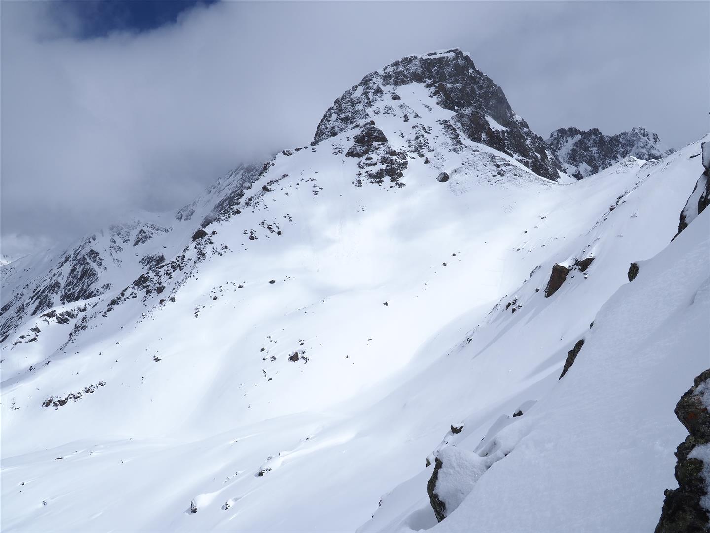 Aprilwetter in der Silvretta: (Foto: LWD Tirol, 18.04.2024)