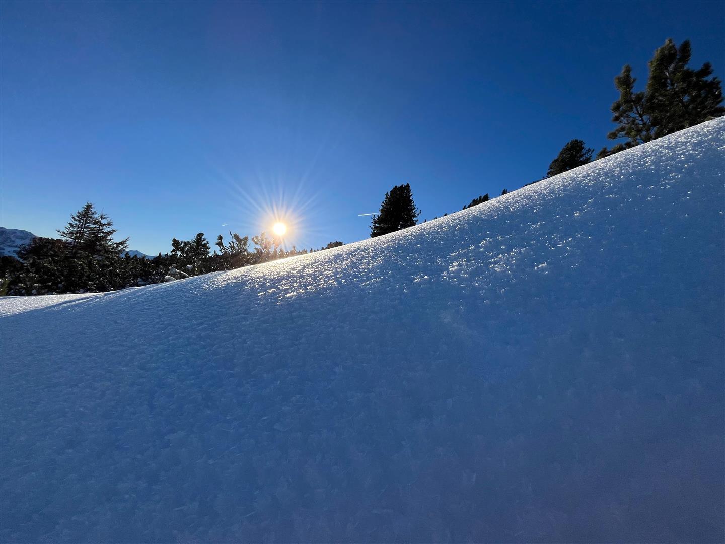 Oberflächenreif in den Tuxer Alpen (© Stefan Wierer, 01.12.2024)