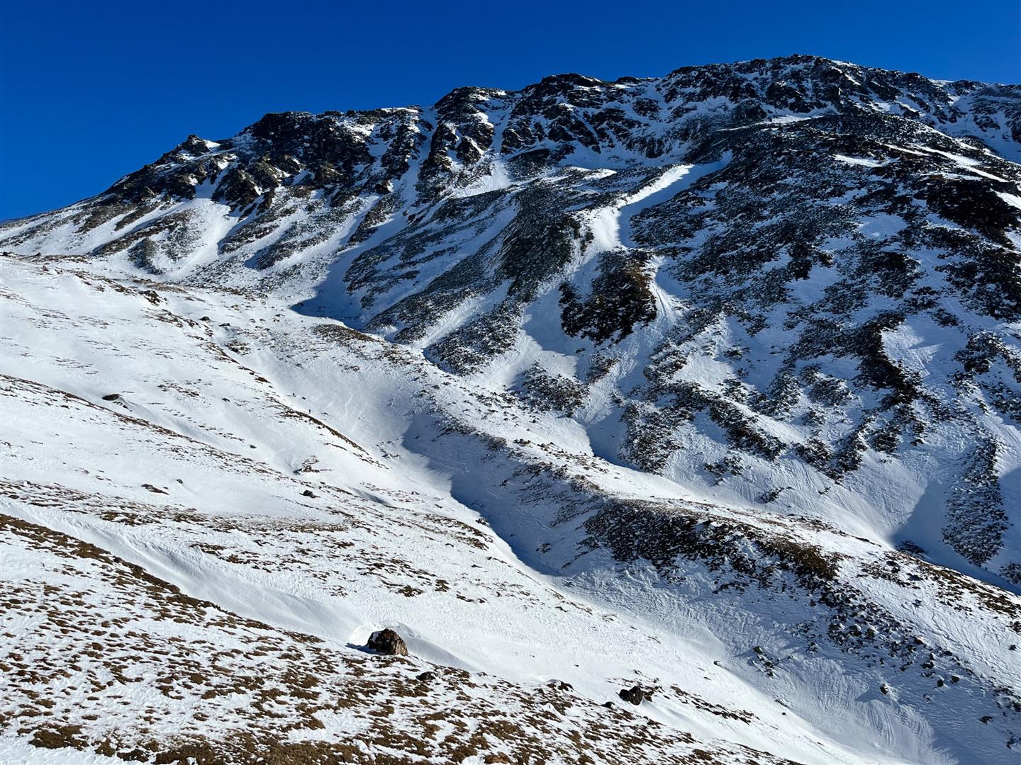 Wenig Schnee im nördlichen Osttirol (© Toni Riepler)