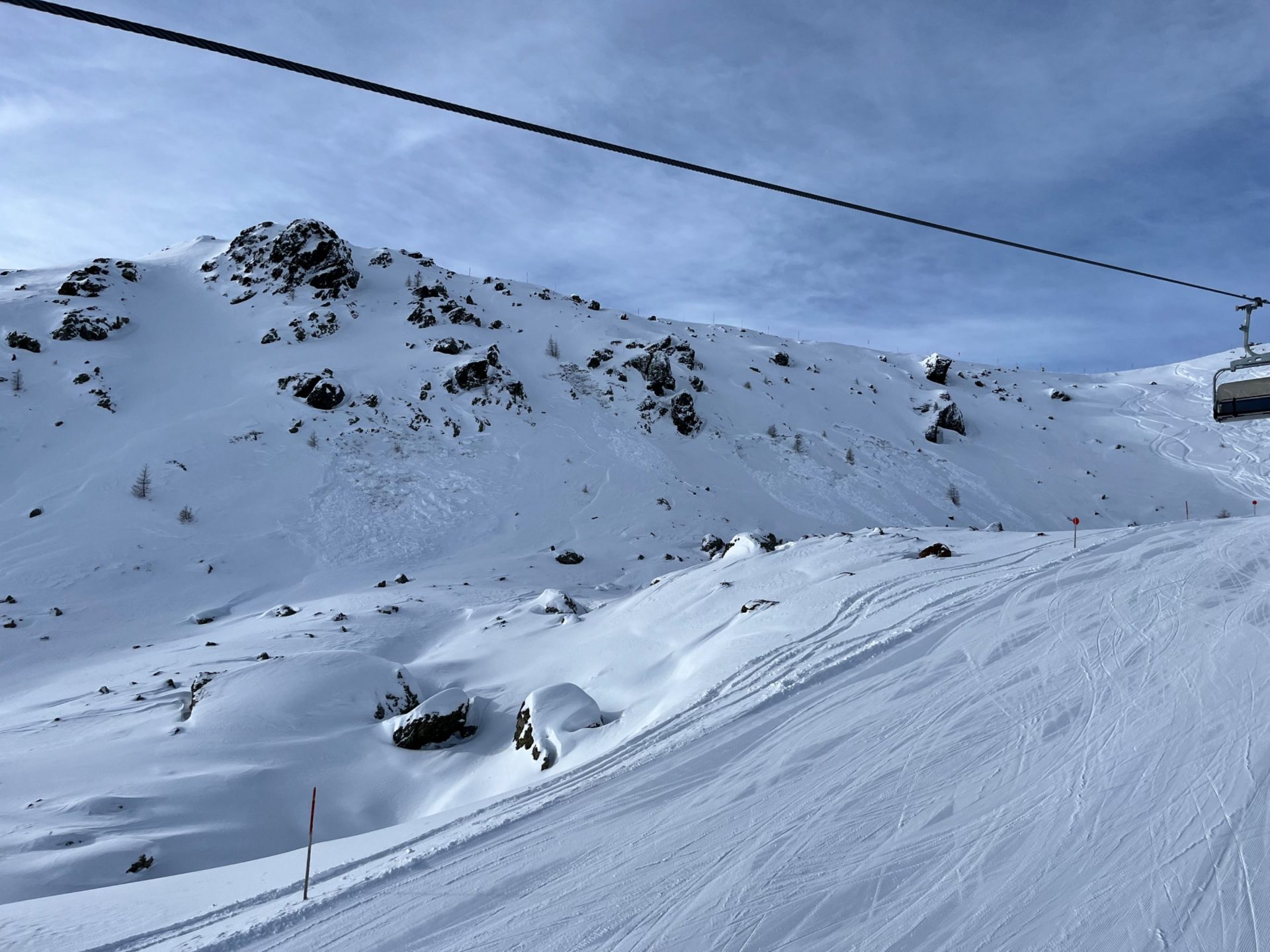 Spontane Lawinen im Nahbereich des Skigebietes Thurntaler (© Toni Riepler, 30.01.2025)