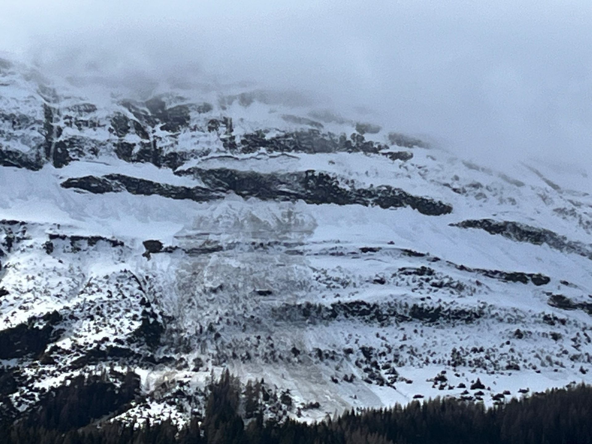 Gleitschneelawine in den Allgäuer Alpen. (© Adi Kerber, 27.03.2025)