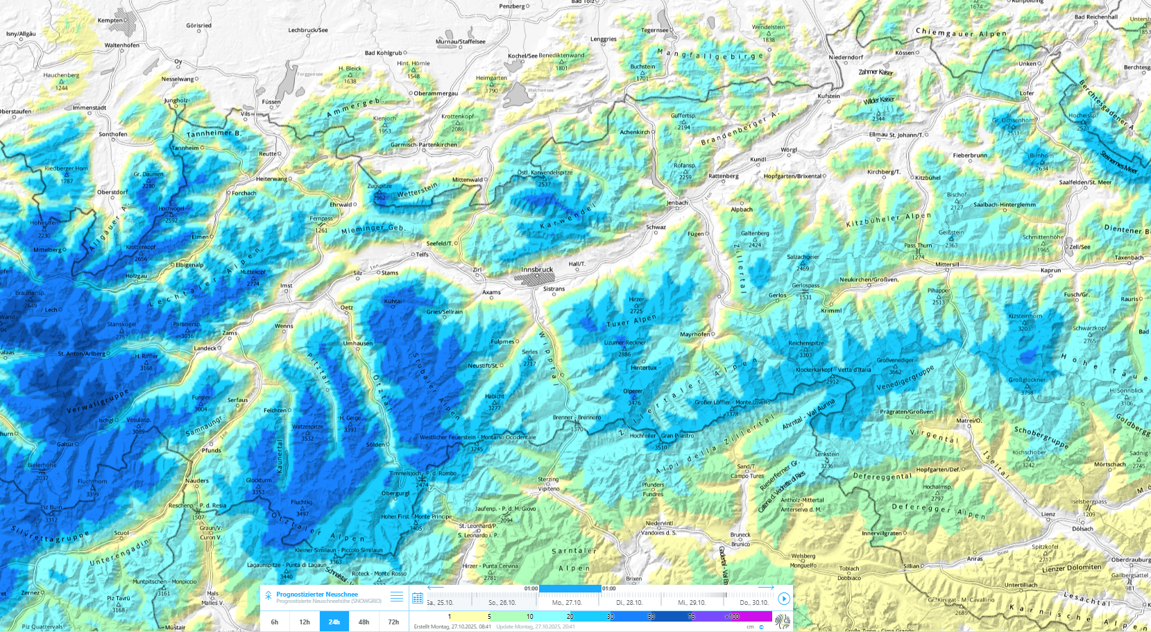 Gebietsweise viel Neuschnee und stürmischer Wind: Lawinengefahr steigt v.a. im westlichen Nordtirol deutlich an