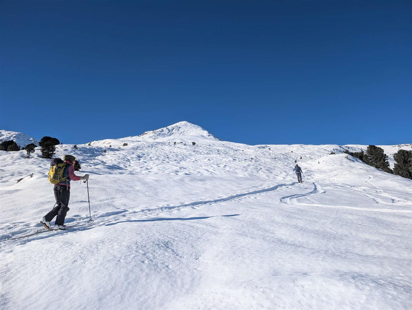Am Weg zum Fotscherwindegg im Sellrain. (© Marina Hausberger, 13.12.2025)