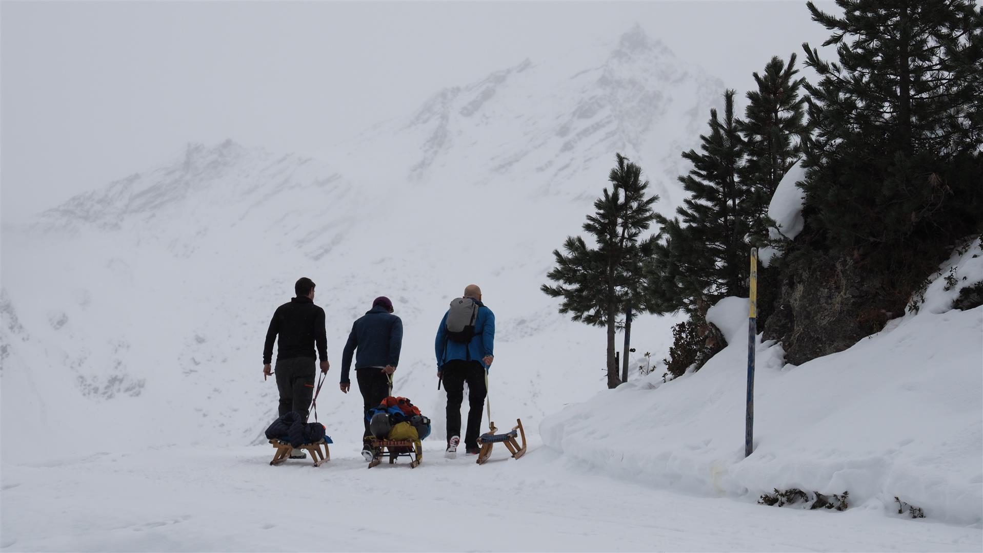 Manche Rodelbahnen in Tirol sind immer noch in einem guten Zustand. (17.12.2025)