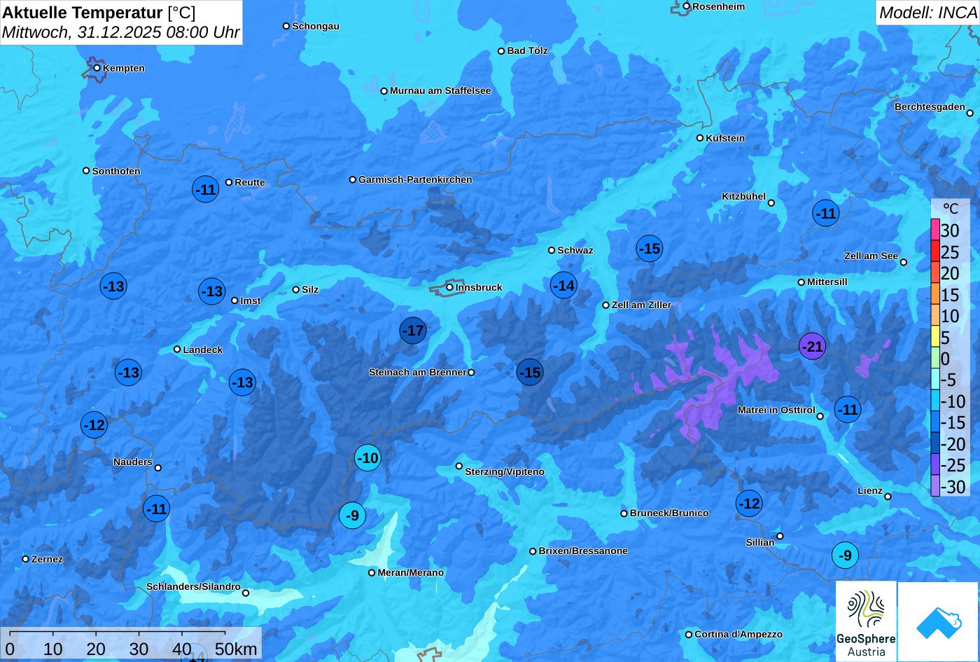 Kalt ist es geworden.
