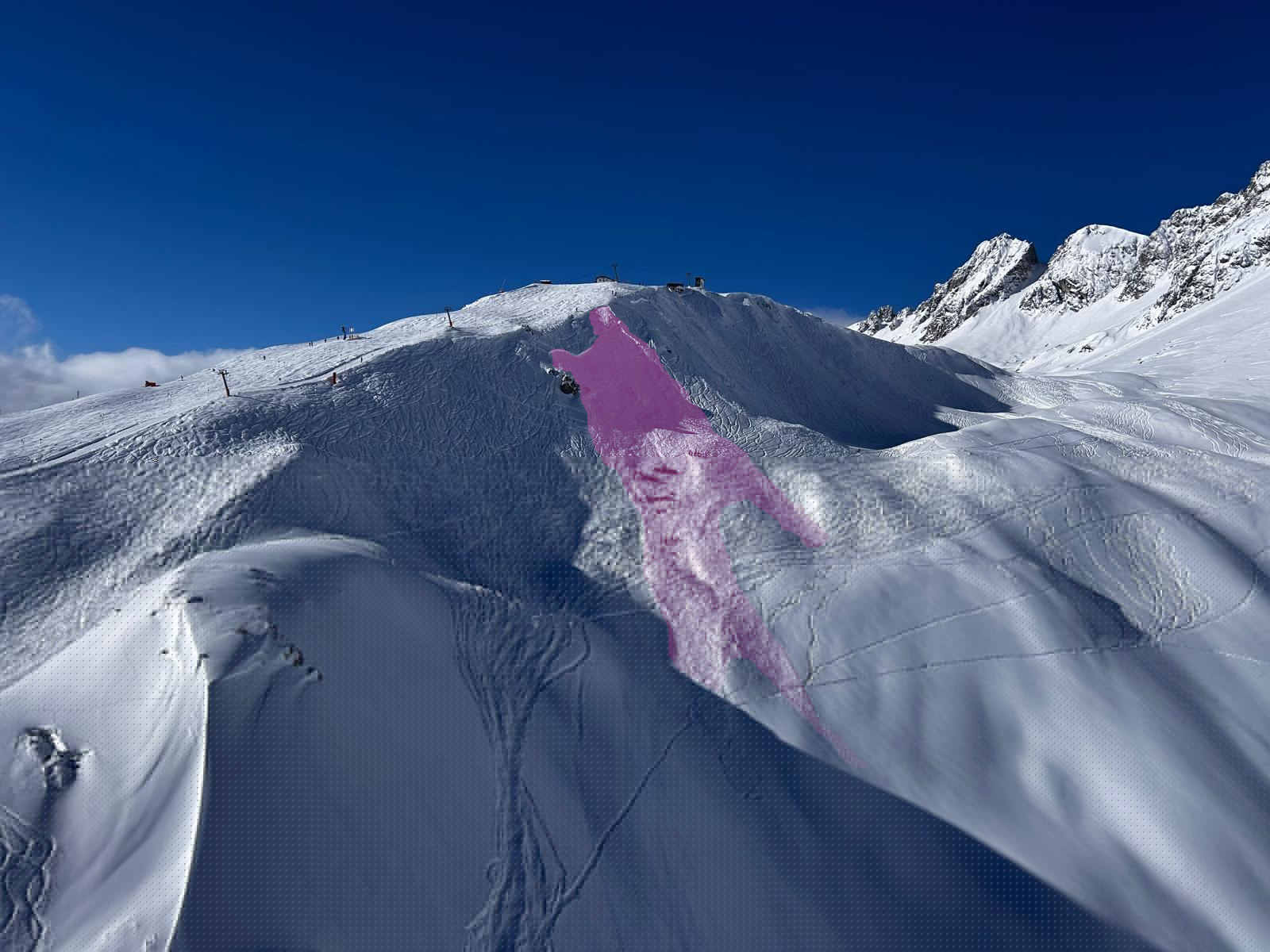 Lawinenabgang Kapall. 2550m NO. (© Alpinpolizei, 11.01.2026)