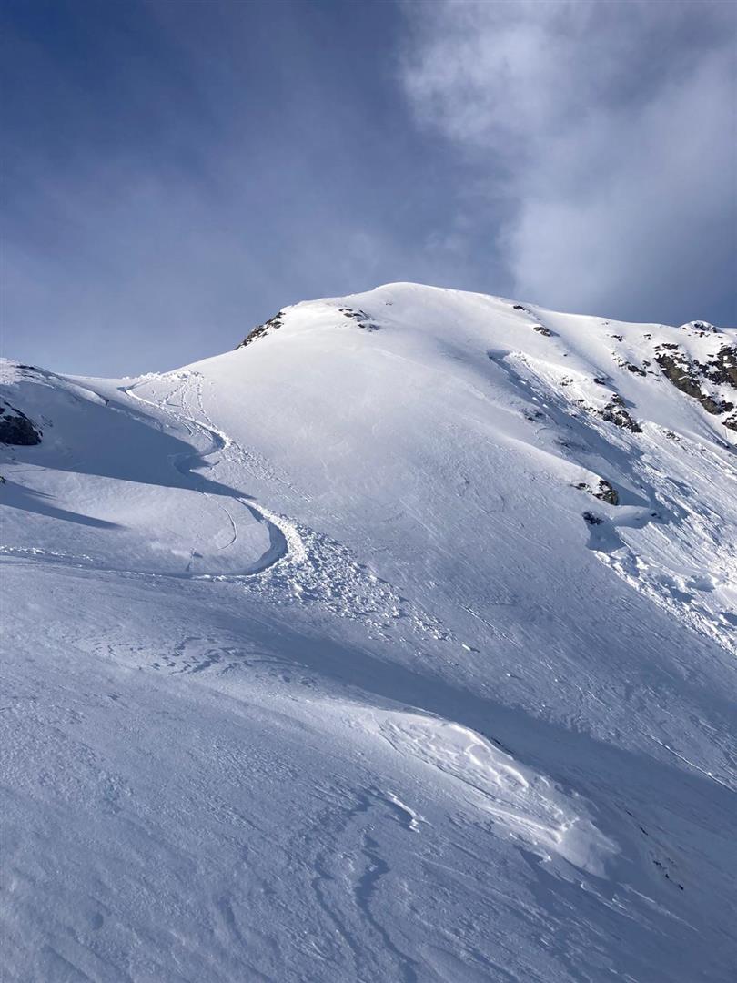 Fernauslösung am Kreuzjoch in der Region "Zillertaler Alpen Nordwest" (© Christian Eberharter)