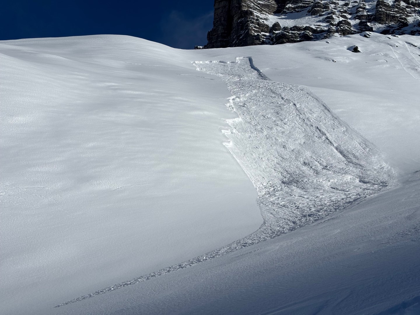Fernauslösung in den Kalkkögeln (© Jan Wördenweber, 27.01.2026)