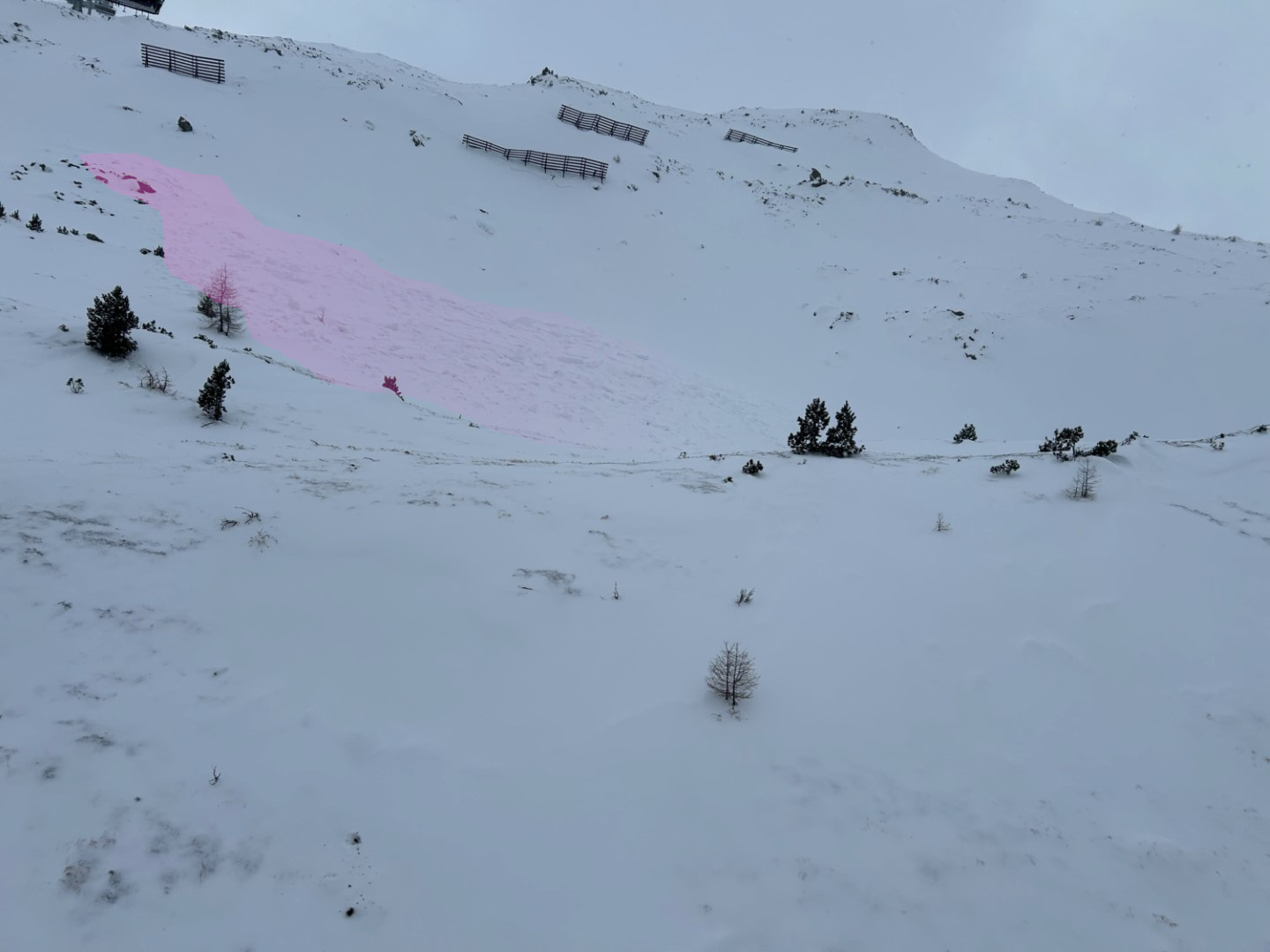 Spontaner Lawinenabgang  in der Samnaungruppe (© Martin Santeler, 29.01.2026)