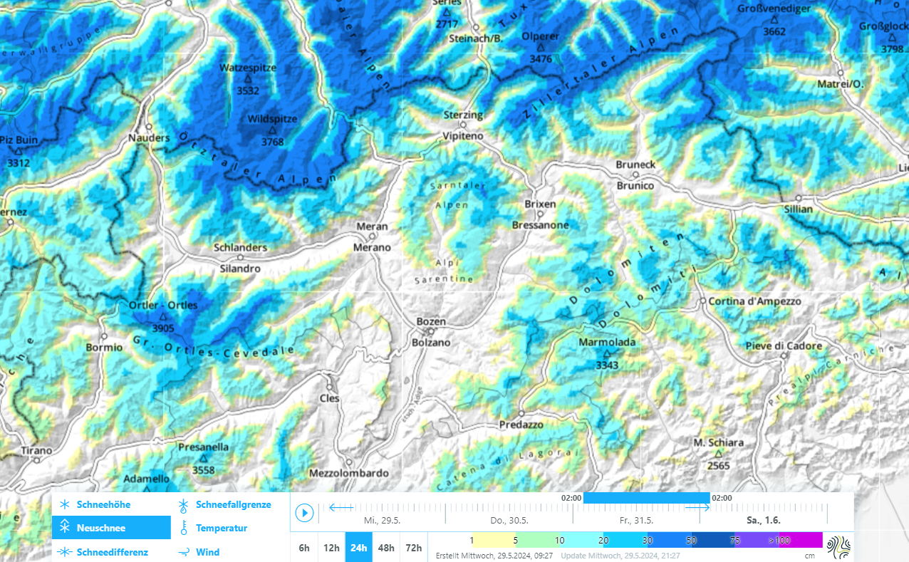La neve sta arrivando di nuovo