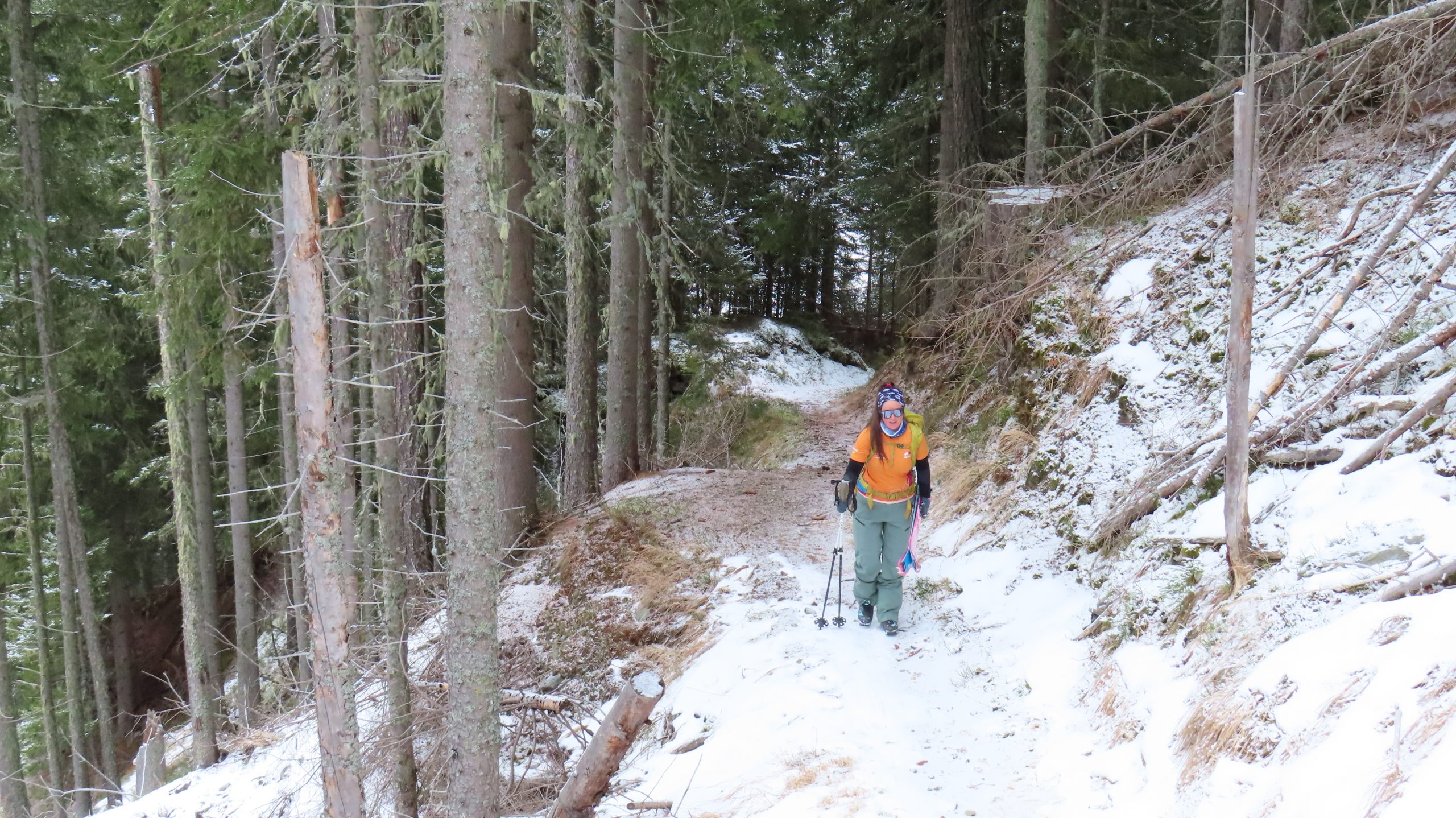 Die Triebschneeansammlungen müssen vorsichtig beurteilt werden