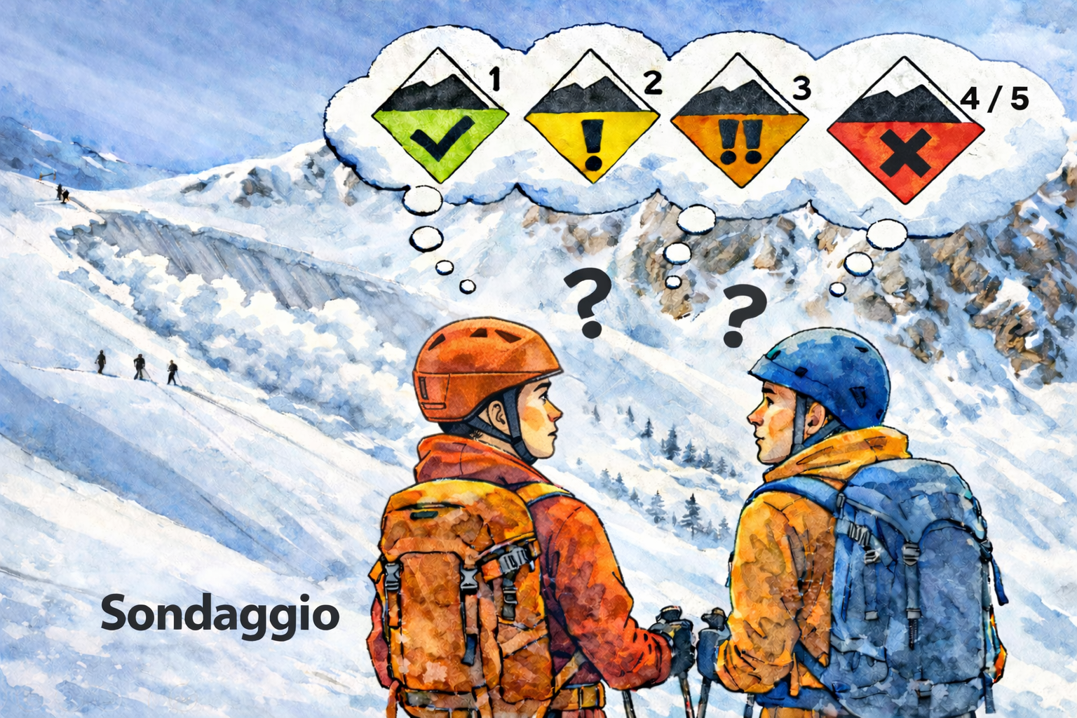 Partecipa anche tu: aiutaci a rendere più comprensibile la scala del pericolo di valanghe