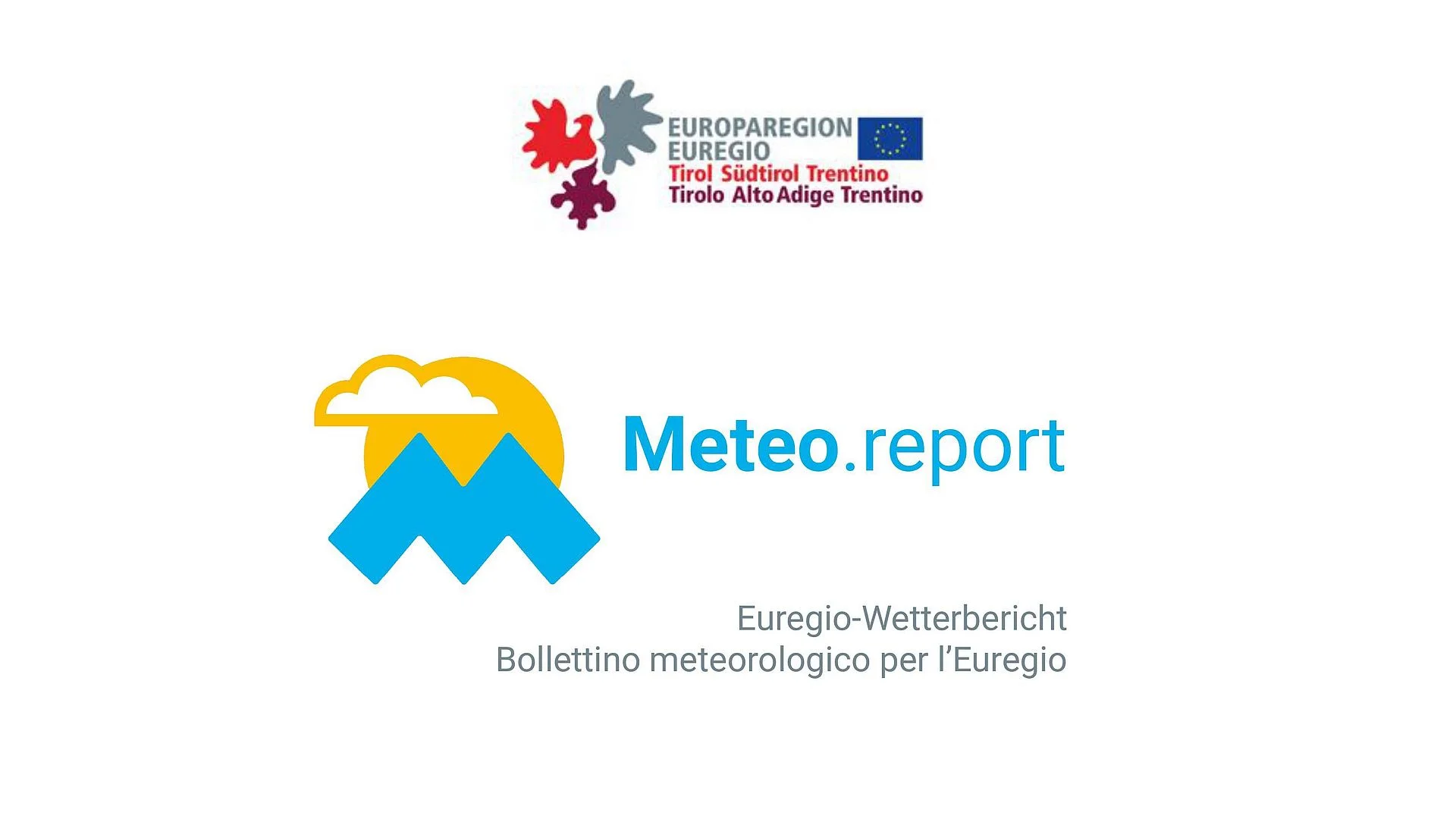 Meteo.report, previsioni a dettaglio comunale per tutta l’Euregio